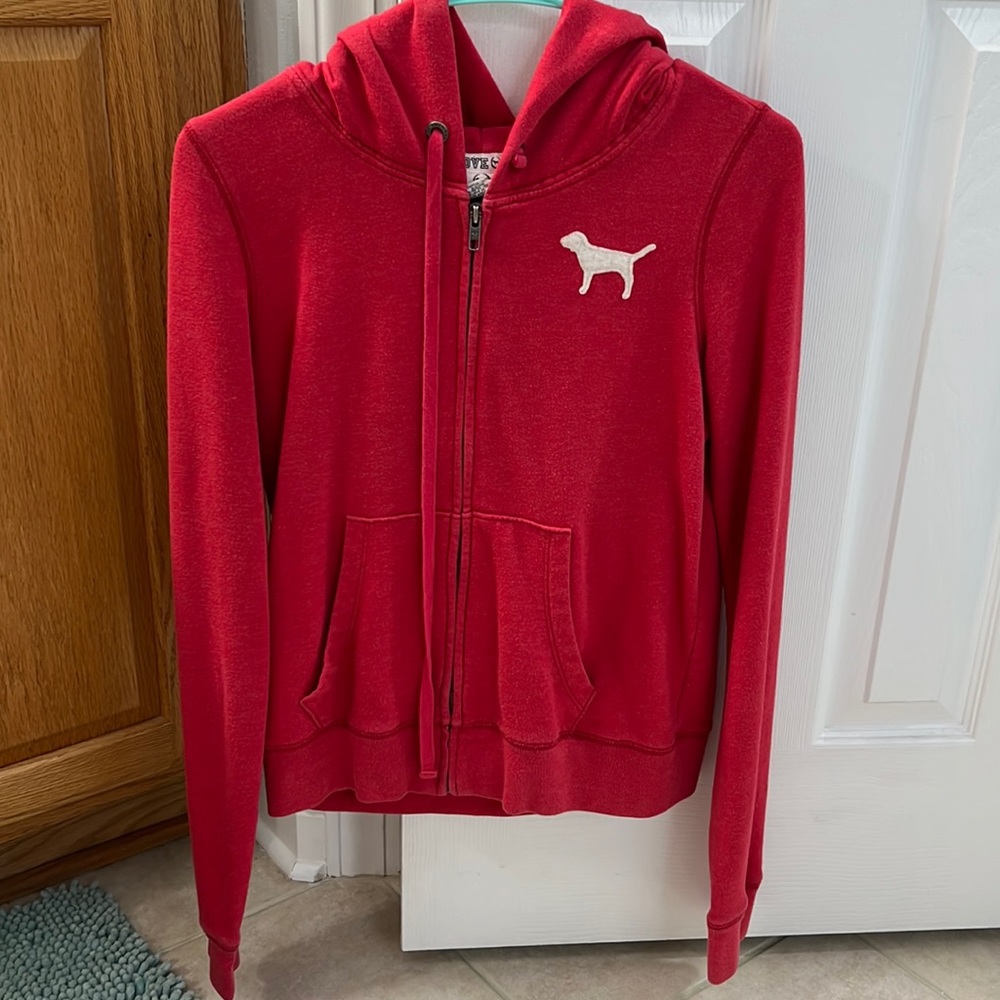 VS Pink zip up